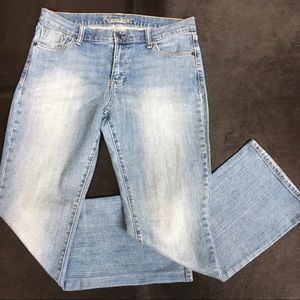 Old Navy faded jeans - “the Sweetheart” line